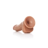 Grube silikonowe żylaste dildo przyssawka 17 cm