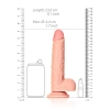 Realistyczne cieliste dildo z przyssawką 23 cm