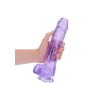 Wodoodporne dildo z przyssawką i jądrami 25,4 cm