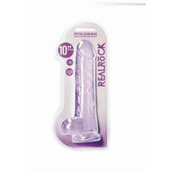 Wodoodporne dildo z przyssawką i jądrami 25,4 cm