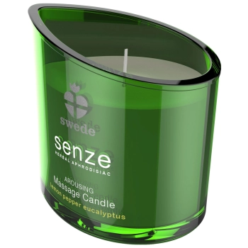 Swede - Senze Arousing Massage Candle Lemon Pepper Eucalyptus