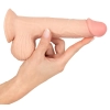 Realistyczny żylasty penis z przyssawką 19 cm