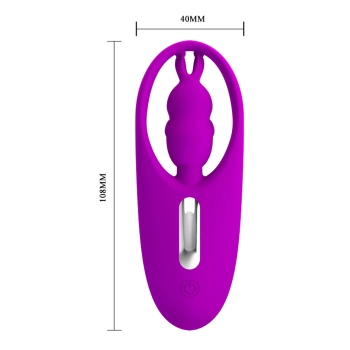 Mały wibrator masażer łechtaczki do majtek USB