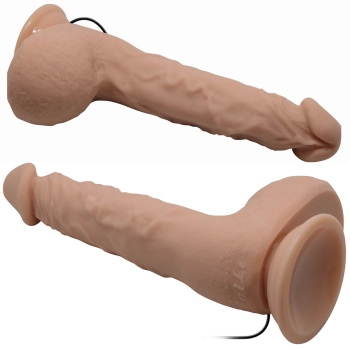 Sztuczny penis dildo realistyczne wibracje 24 cm