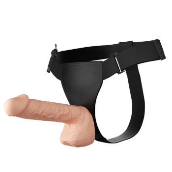 Dildo realistyczny penis wibracje strap-on 26cm