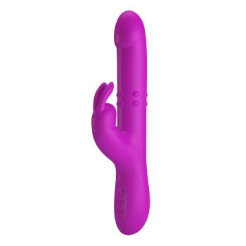 Wibrator króliczek Pretty Love Reese 12 wibracji 4 obroty 4 pchnięcia USB