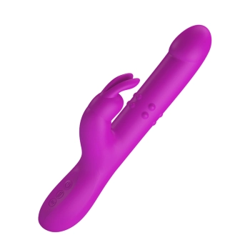 Wibrator króliczek Pretty Love Reese 12 wibracji 4 obroty 4 pchnięcia USB