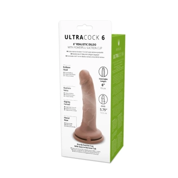 Realistyczny silikonowy penis z przyssawką 15 cm