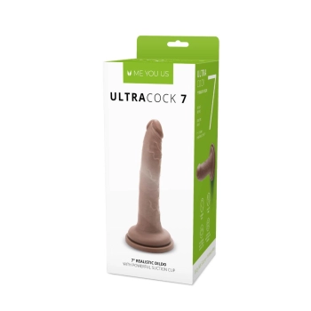 Realistyczny silikonowy penis z przyssawką 18 cm