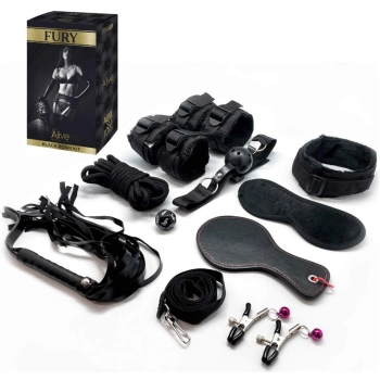 Zestaw BDSM Fury Alive Czarny