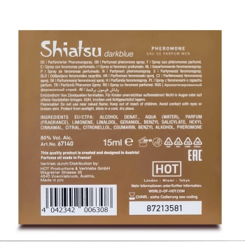 Perfumy feromonowe Shiatsu męskie granatowe 15 ml