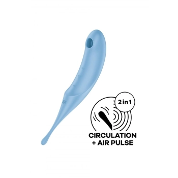 Stymulator powietrzny Satisfyer Twirling Pro Blue