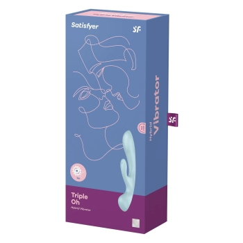 Króliczek wibrator masaż łechtaczki satisfyer blue