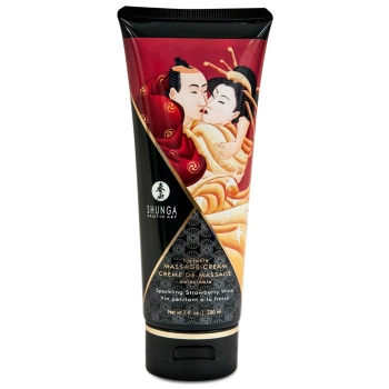 Massage Cream Sparkling Strawberry Wine