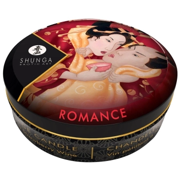 Mini Świeca do Masażu Truskawka Szampan Shunga Romance