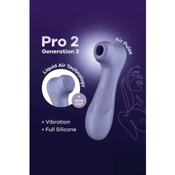 Pro 2 Generation 3with Liquid Air Technology, Vibration and Bluetooth/App lilac