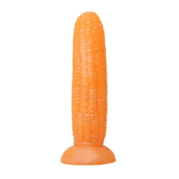 Kolba kukurydzy dildo do zabawy z przyssawką 17 cm