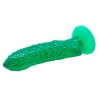 Dildo fikuśny ogórek chropowata tekstura 17 cm