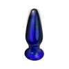 Szklany wibrujący korek analny sex buttplug 11cm