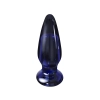 Szklany wibrujący korek analny sex buttplug 11cm