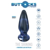 Szklany wibrujący korek analny sex buttplug 11cm