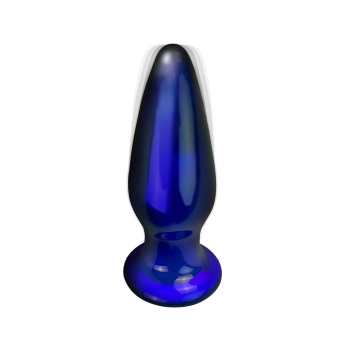 Szklany wibrujący korek analny sex buttplug 11cm