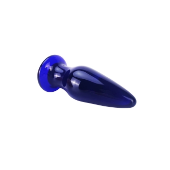 Szklany wibrujący korek analny sex buttplug 11cm