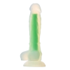 Dildo realistyczny penis świecący w ciemności 17cm