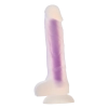 Dildo realistyczny penis świecący w ciemności 19cm