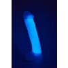 Dildo realistyczny penis świecący w ciemności 19cm