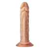 Podwójne dildo realistyczne penis przyssawka 19cm