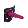 Dildo do uprzęży strap-on żebrowane erotyka 15cm