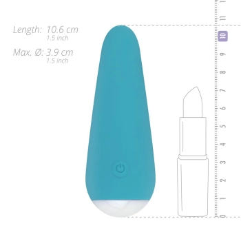 Mały wibrator masażer sex stymulator 10cm 10trybów