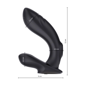 Masażer sex stymulator prostaty 10+5 trybów 12 cm