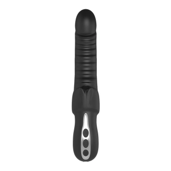 Wibrator z sex masażerem łechtaczki 23cm 7 trybów