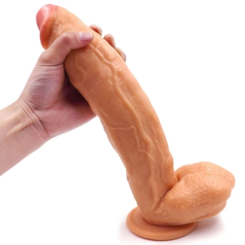 Gruby duży realistyczny penis dildo członek 28cm