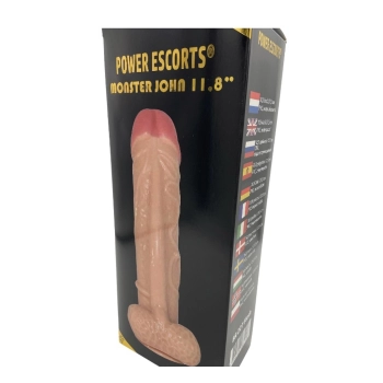 Gruby duży realistyczny penis dildo członek 28cm