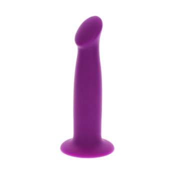 Wąskie dildo z przyssawką do uprzęży strap-on 15cm