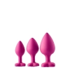 Zestaw 3x korek analny ozdobny diament sex plug