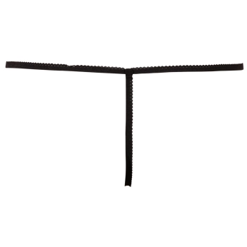 String crotchless black S-L