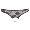 Lace String Pearls black M