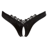 G-String Pearls black L