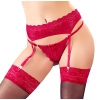 Suspender Belt &G-string red S