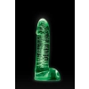 FIREFLY GLASS SMOOTH BALLSEY 4INCH DILDO