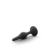 ANAL ADVENTURES PLATINUM SILICONE BEGINNER PLUG SMALL BLACK