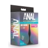 ANAL ADVENTURES PLATINUM SILICONE BEGINNER PLUG SMALL BLACK