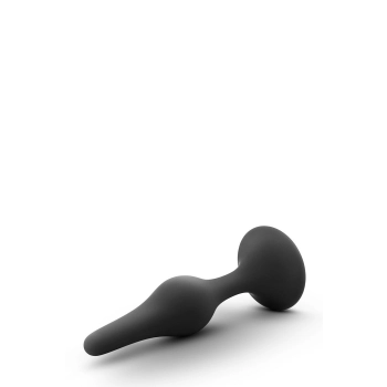 ANAL ADVENTURES PLATINUM SILICONE BEGINNER PLUG SMALL BLACK