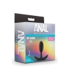 ANAL ADVENTURES SILICONE VIBRA SLIM PLUG SMALL BLACK