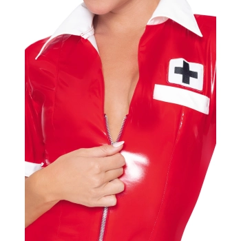 Vinyl Nurse red M