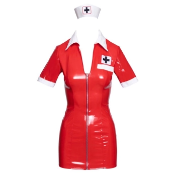 Vinyl Nurse red M